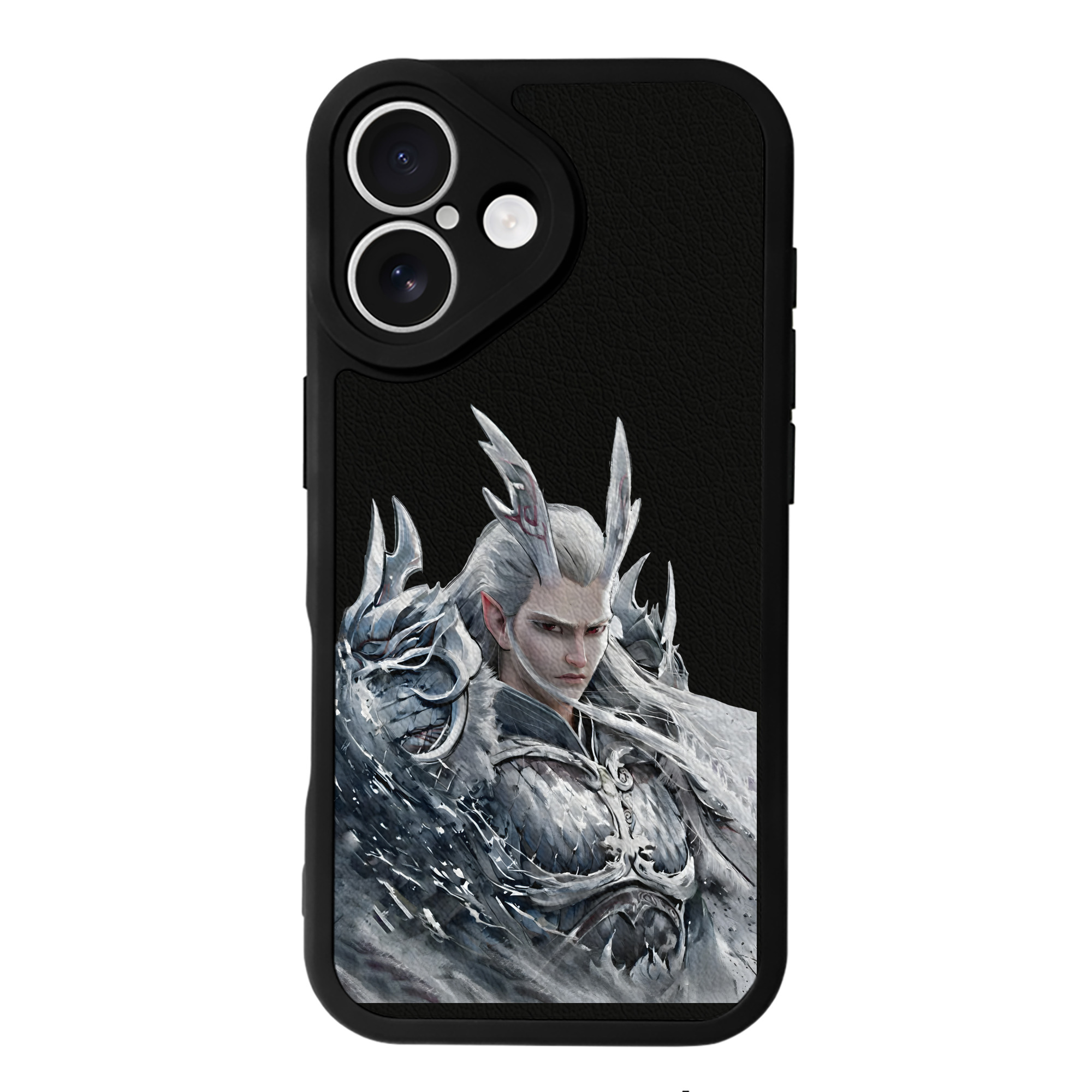 （画像用） Ne Zha 2 ナタ 魔童の大暴れ 【iPhone 16シリーズ対応】シリコンスマホケース（レザー調） 材質：シリコン